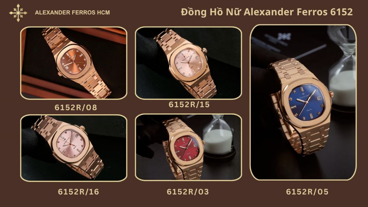 Đồng hồ nữ Alexander Ferros 6152
